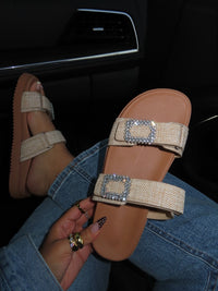 ALAN SANDAL-BEIGE LINEN