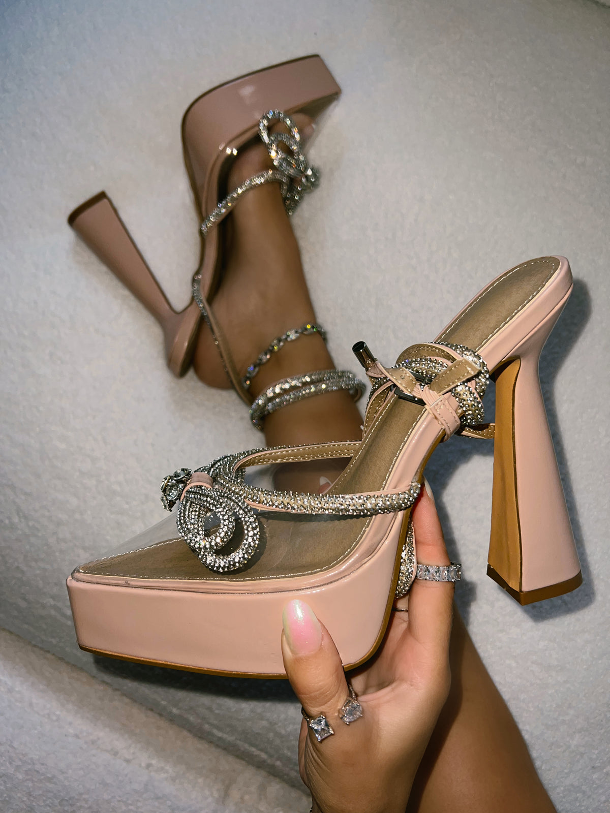 KAHLANI HEEL - NUDE