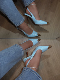 NORA HEEL - BLUE