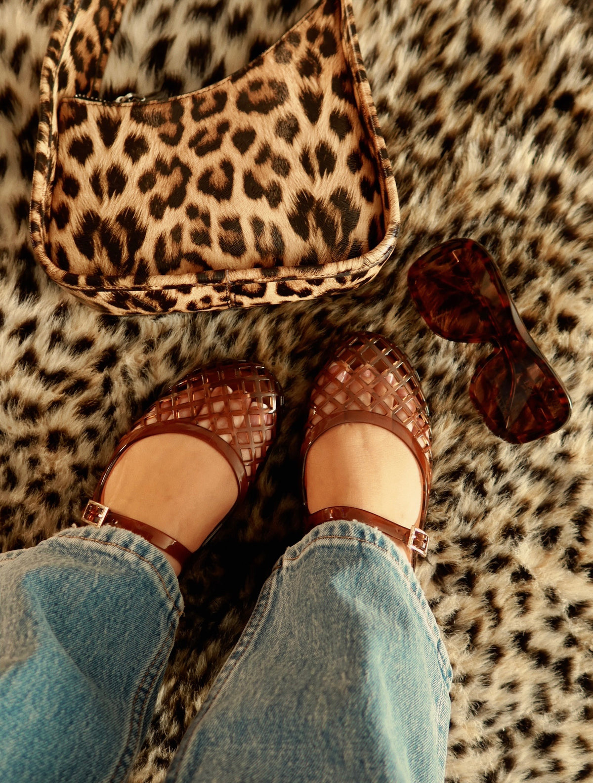 POLLY JELLY SANDAL - BROWN