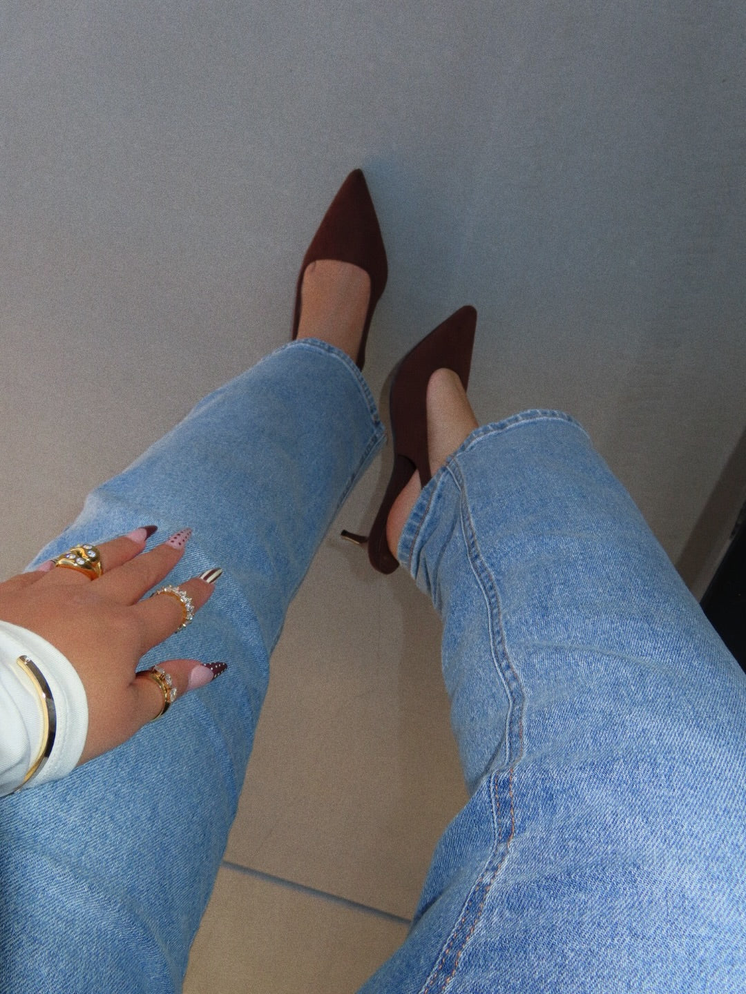 HARPER HEEL - CHOCOLATE BROWN