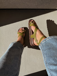 NOEL SANDAL - OLIVE
