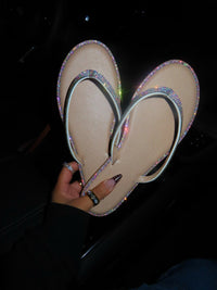 HAYDEE EMBELLISHED SANDAL - WHITE