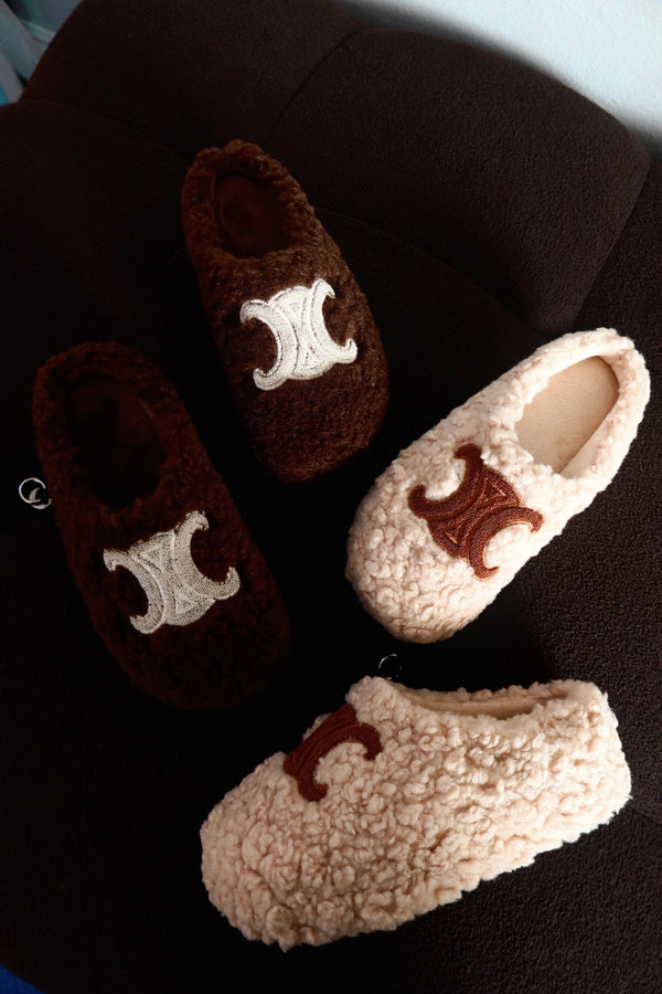SASKIA SLIPPER- BROWN