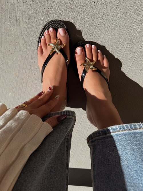 LYDIA SANDAL- BLACK
