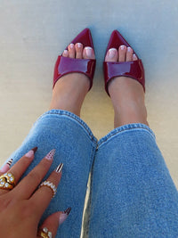 ELIANA HEEL.- CHERRY