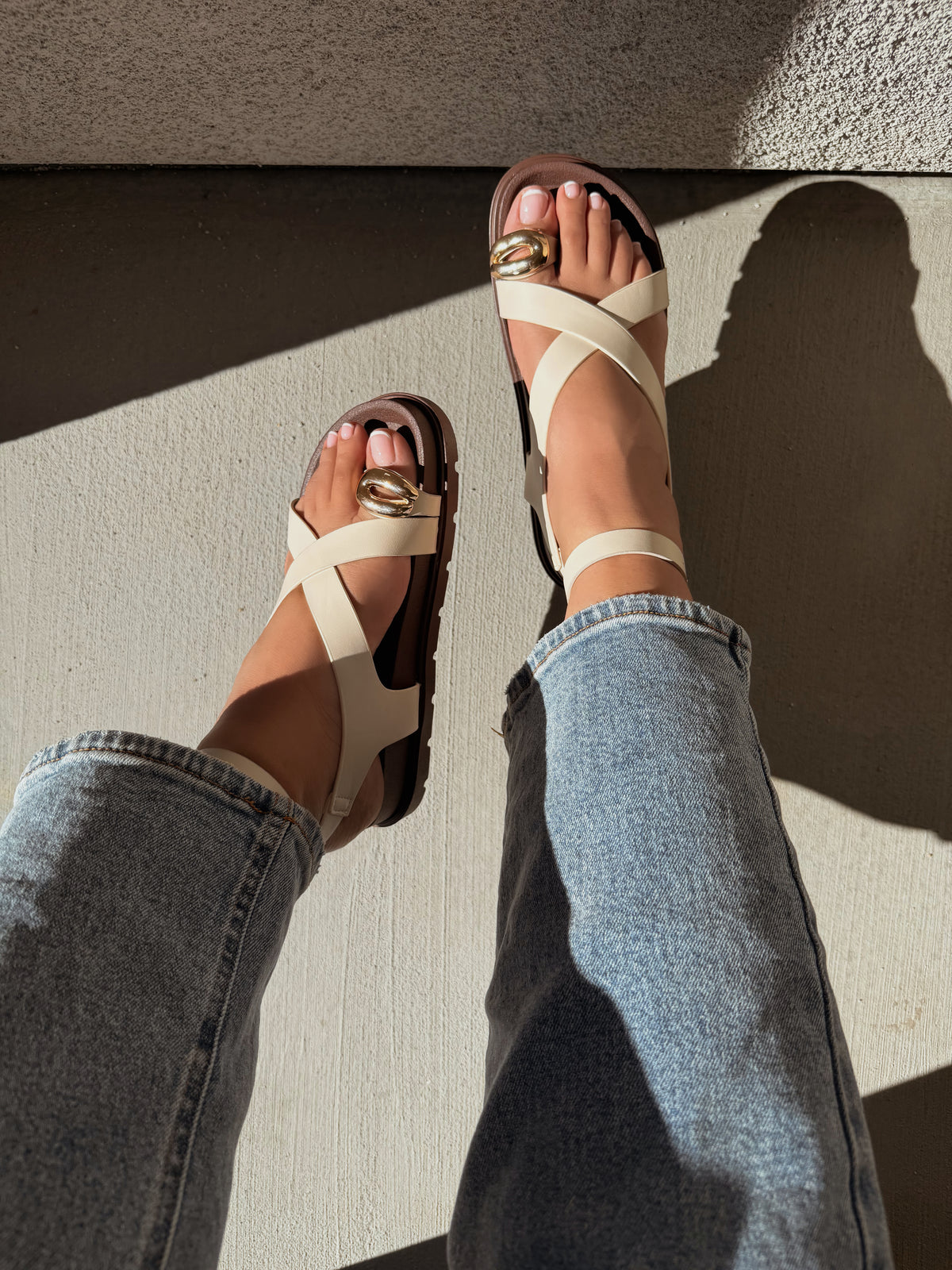 NOEL SANDAL - CREAM
