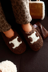SASKIA SLIPPER- BROWN