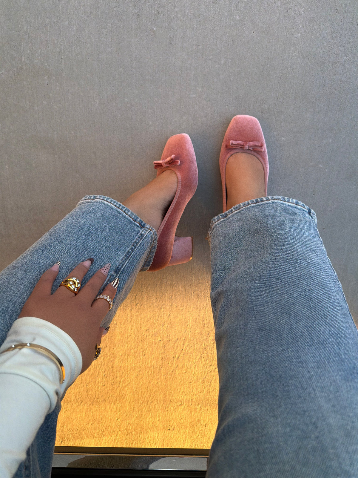 NELE HEEL- MAUVE VELVET