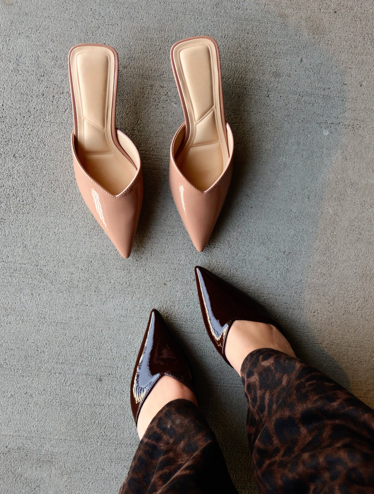 AMIRA HEEL - BROWN