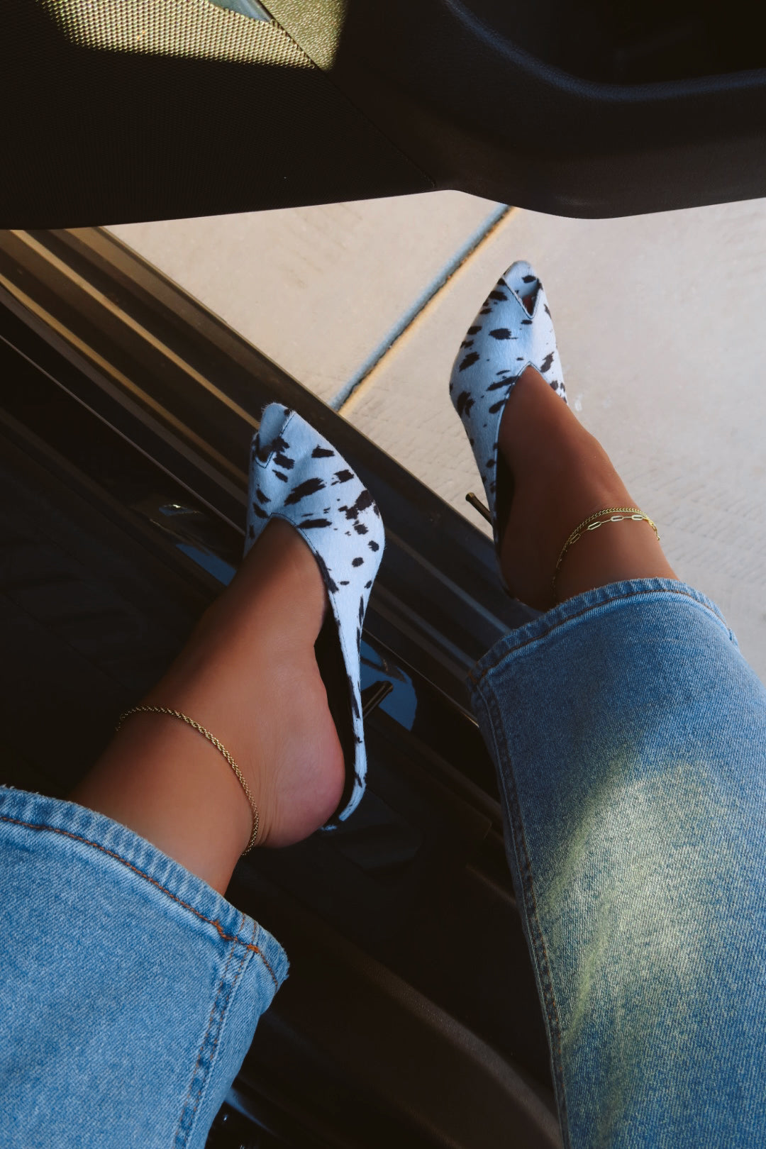 MILANA HEEL - WHITE MULTI