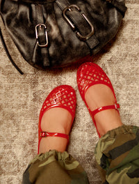 POLLY JELLY SANDAL - RED