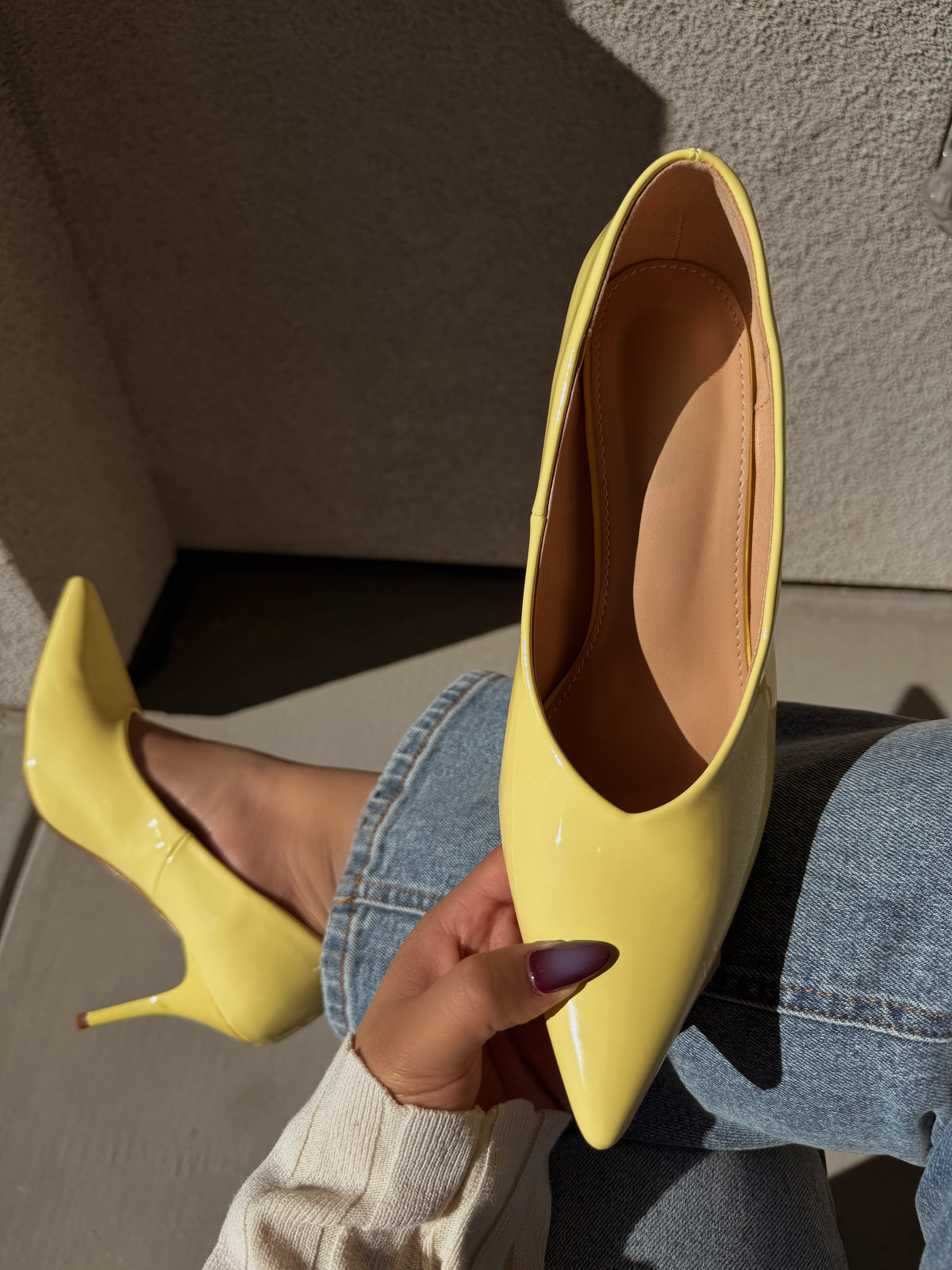 FELICIA HEEL - YELLOW