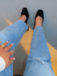 NELE HEEL- BLACK VELVET