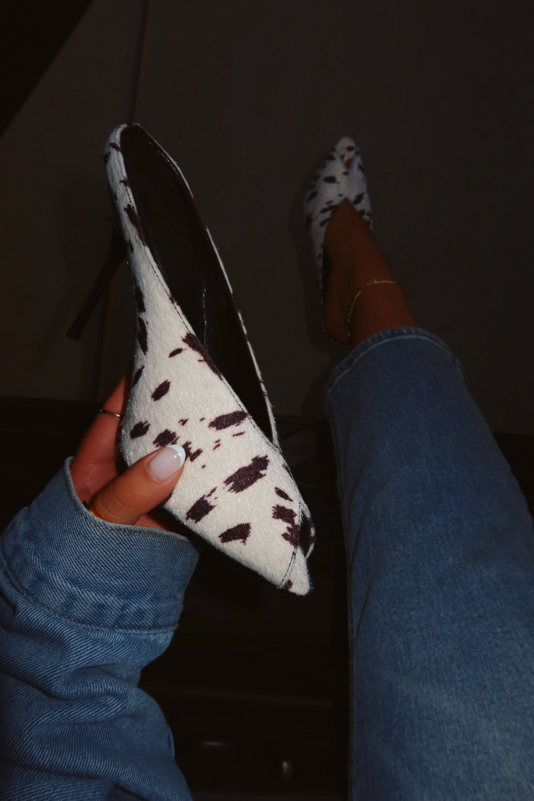 MILANA HEEL - WHITE MULTI