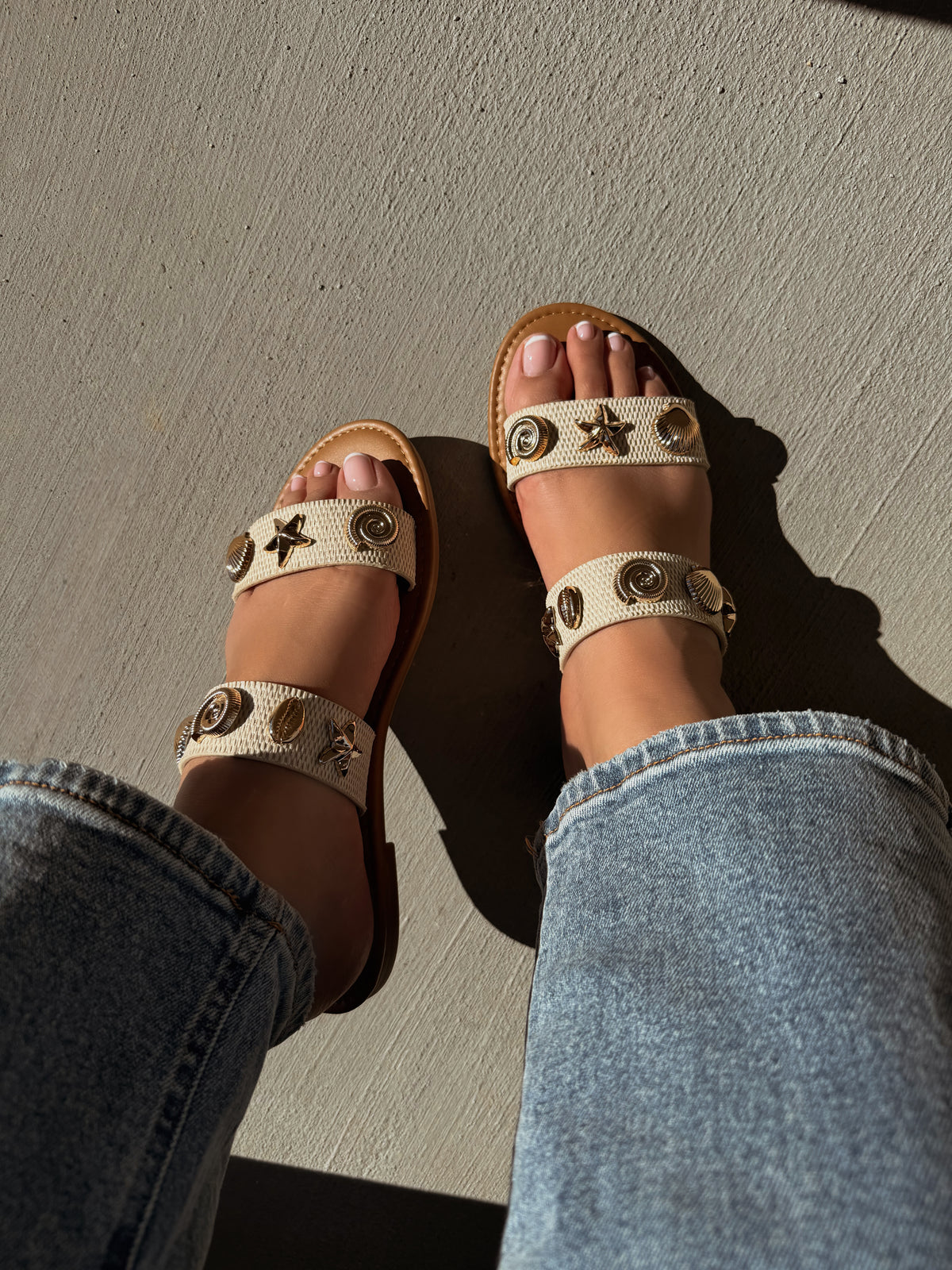 ANGIE SANDAL - IVORY