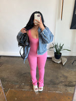 Ciara Flared Jumpsuit - Pink