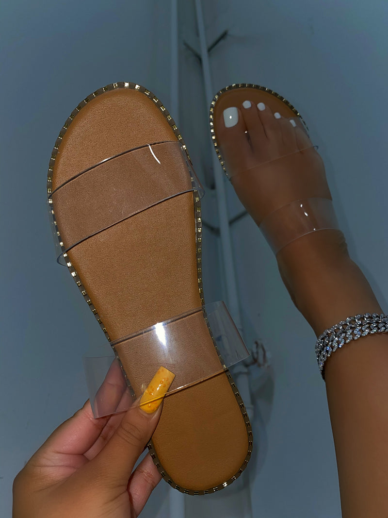 Camile Sandal - Clear
